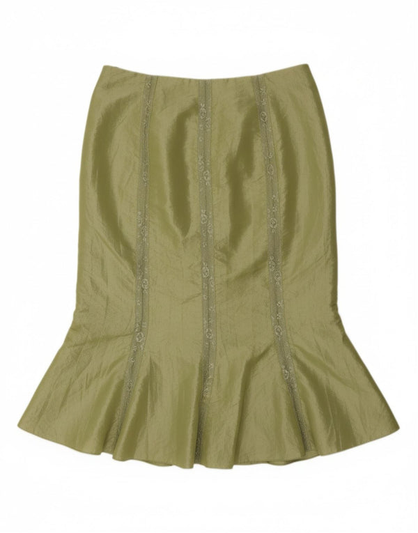 JOHN BENTLEY Womens Trumpet Skirt UK 14 Large W36  Green