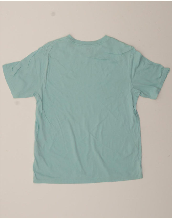 LEVI'S Mens Relaxed Fit Graphic T-Shirt Top Medium Blue Cotton Vintage Levi's and Second-Hand Levi's from Messina Hembry 
