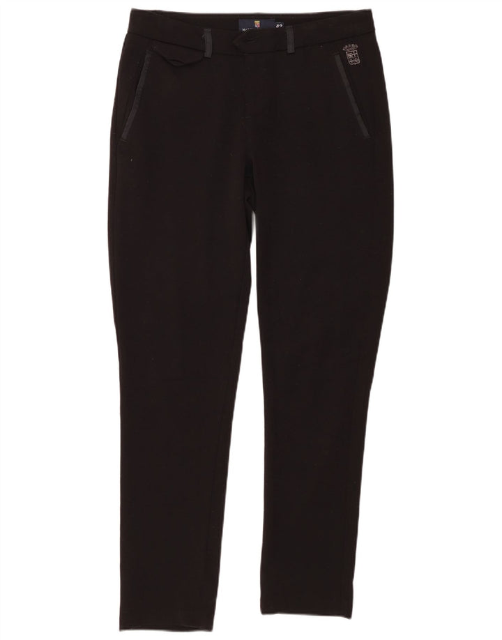 MARINA MILITARE Pantaloni Casual Slim da Donna IT 42 Medio W30 L28 Nero