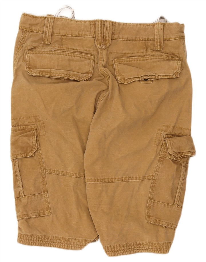 Pantaloncini cargo regolari da uomo Fat Face W32 in cotone beige medio