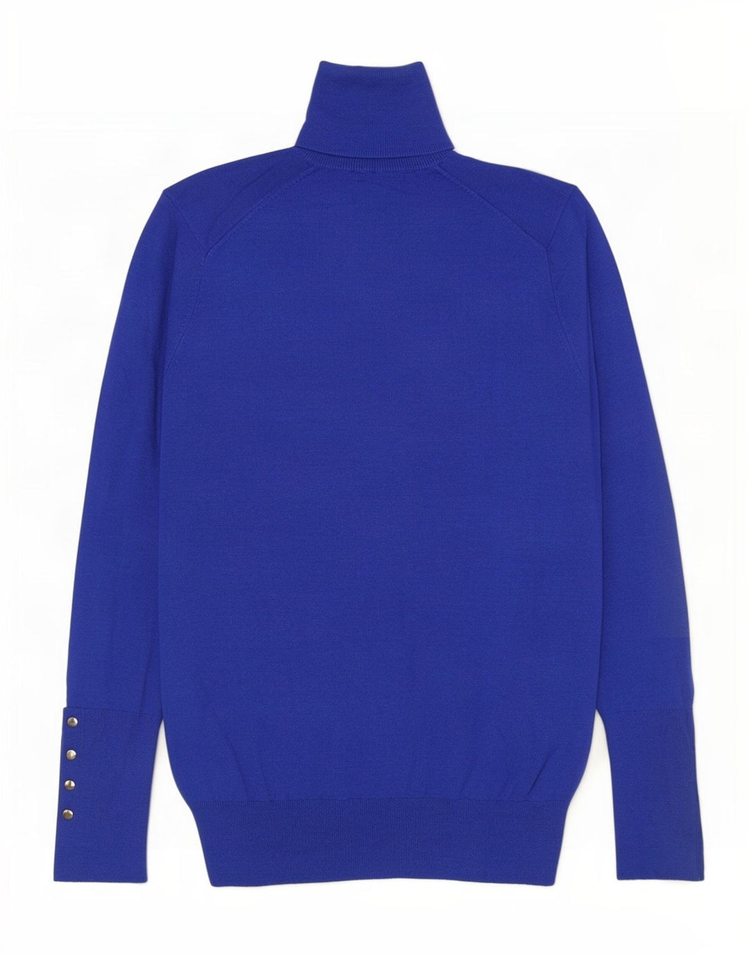 Maglione a collo alto da donna Zara UK 10 piccolo in viscosa blu