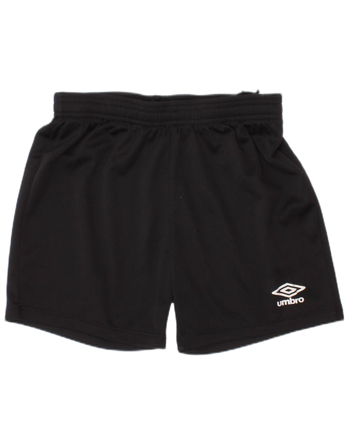 Pantaloncini sportivi Umbro da bambino 9-10 anni medio poliestere nero