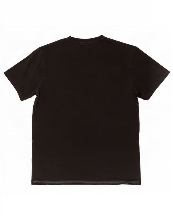T-shirt grafica da uomo Champion Top grande in cotone nero