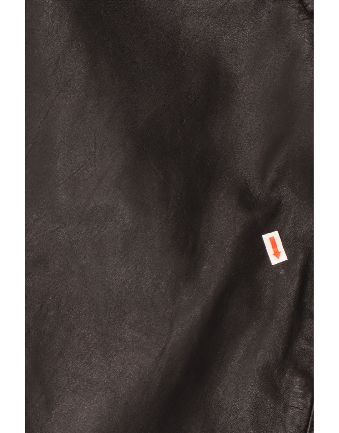 Pantaloni in pelle bootcut da donna VINTAGE UK 12 medi W30 L32 neri