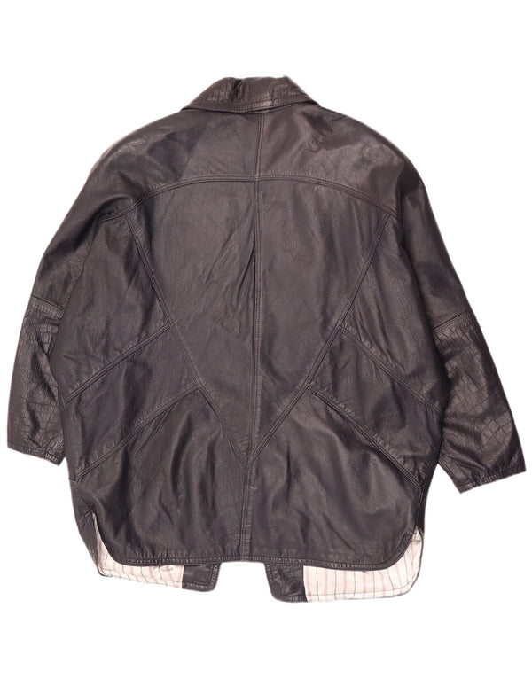 Giacca oversize oversize da donna vintage EU 40 viola medio