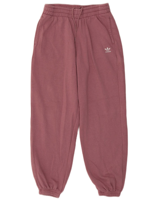 Pantaloni da tuta da donna Adidas Joggers UK 12/14 Cotone rosa medio