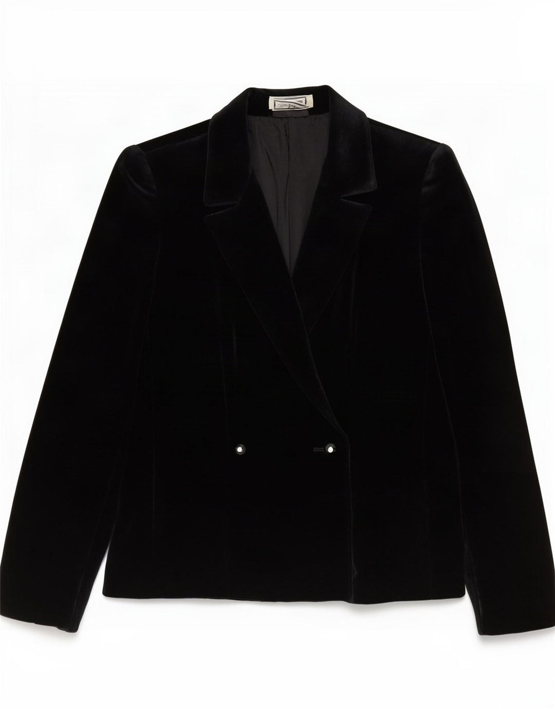Giacca Blazer in Velluto da Donna Luisa Spagnoli IT 42 Media Nera