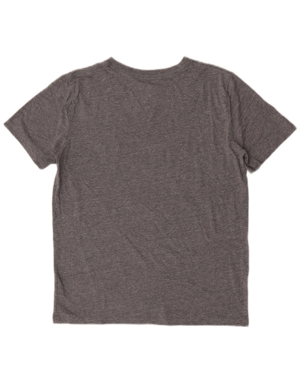 T-shirt grafica Adidas da bambino 14-15 anni grande in cotone grigio
