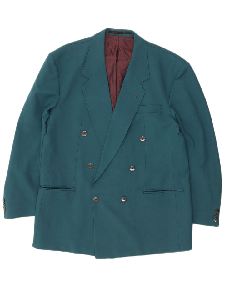 Giacca blazer doppiopetto uomo VIP IT 52 XL Lana Verde