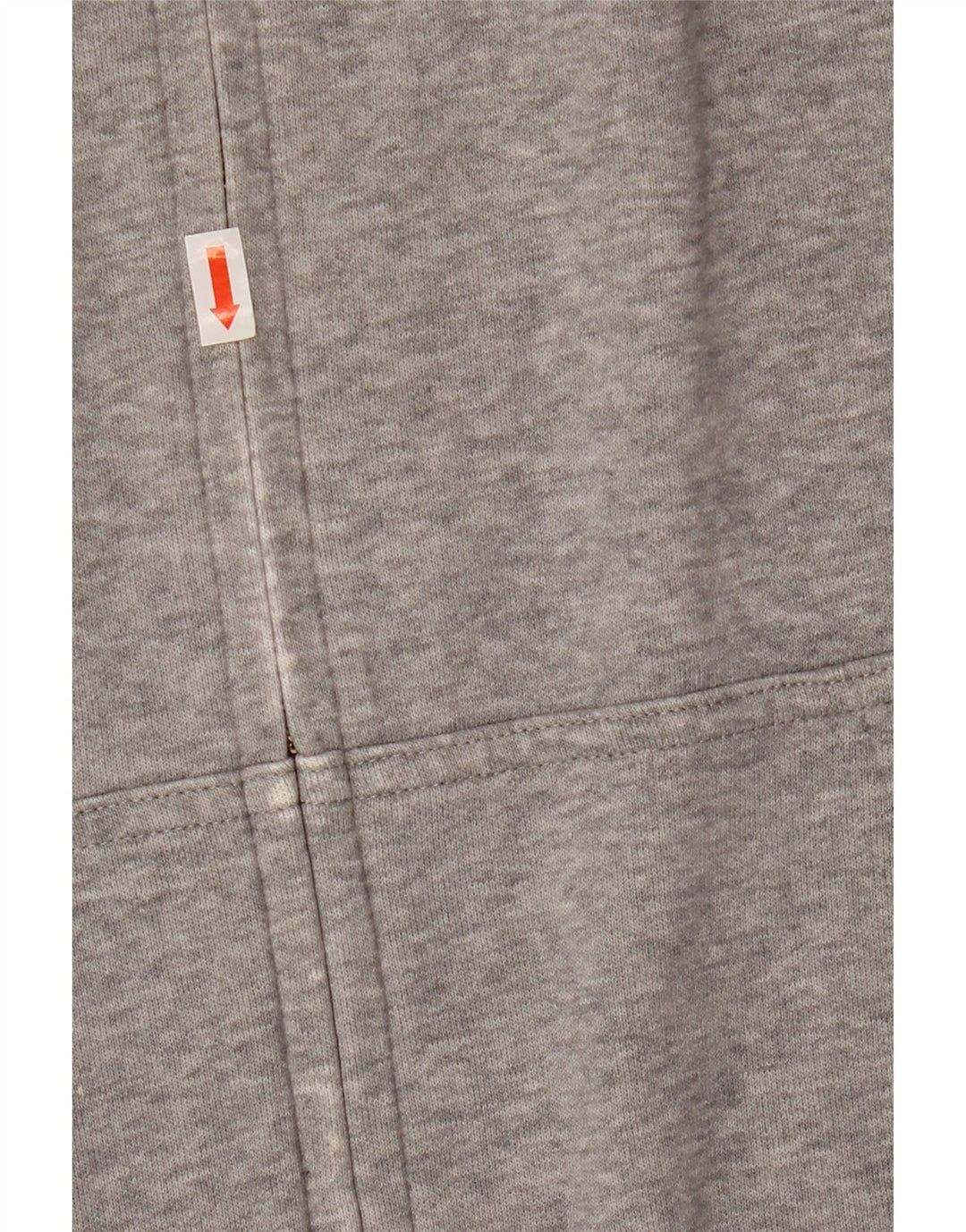 Maglione con cappuccio e zip grafica da uomo Champion XL in cotone grigio