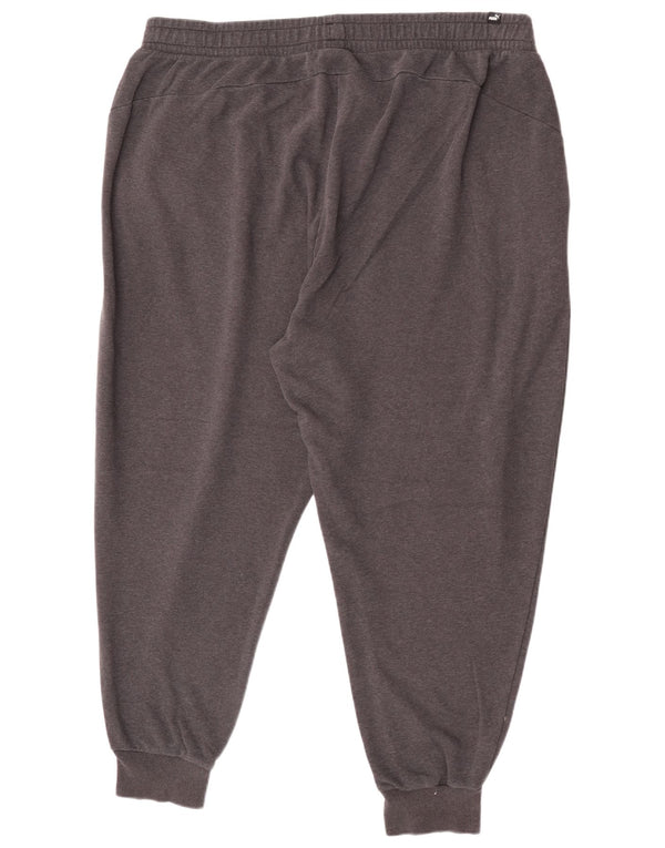 Puma Mens Tracksuit Trousers Joggers 3XL Grey Cotton