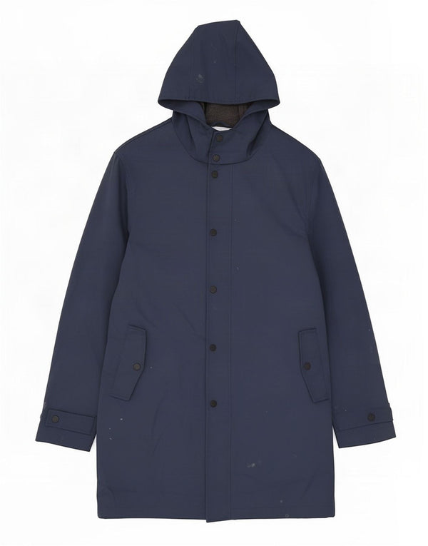 Giacca a vento con cappuccio da donna Farah UK 18 XL poliestere blu navy