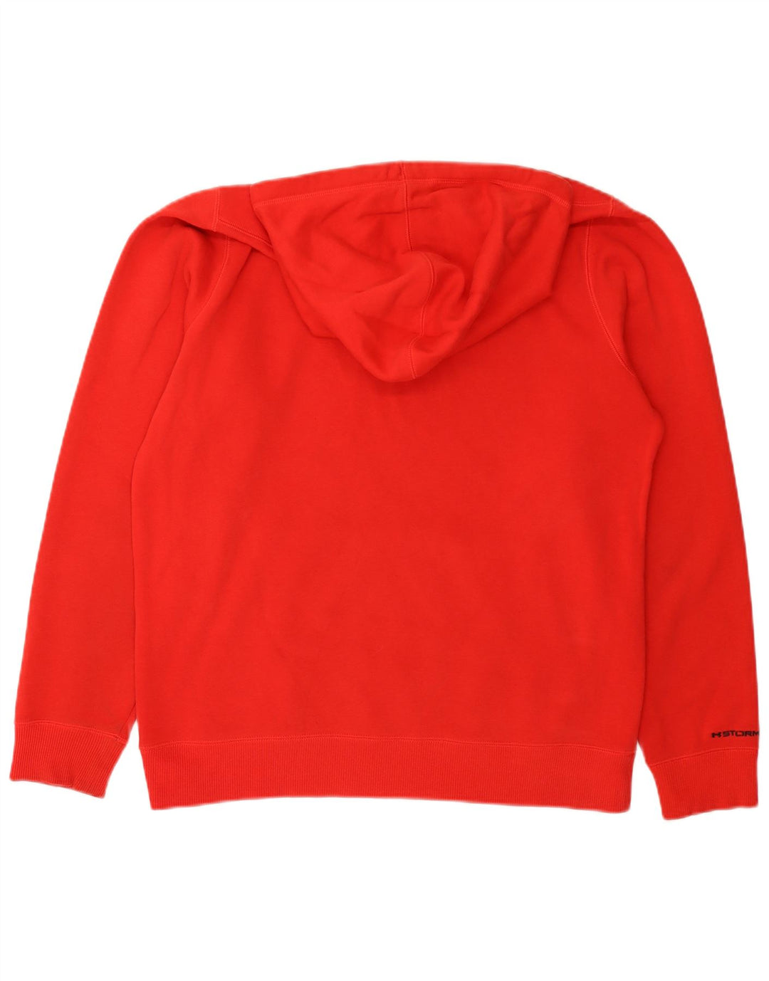 Felpa con cappuccio da uomo UNDER ARMOUR rosso medio