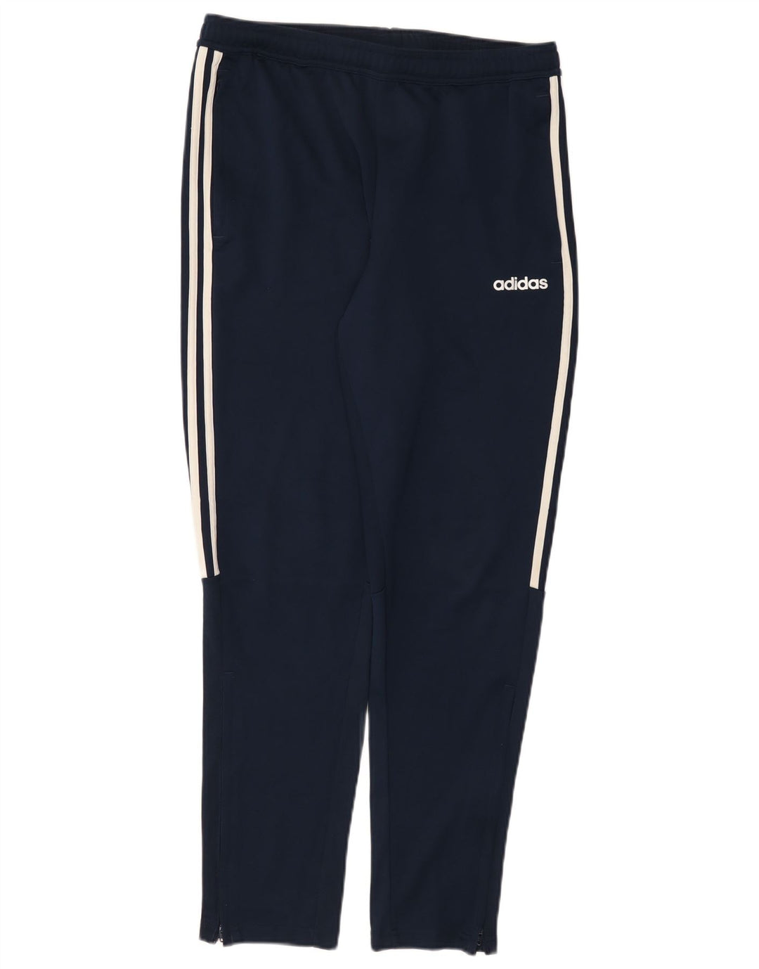 Pantaloni da tuta Adidas Climalite da uomo di grandi dimensioni in poliestere blu navy