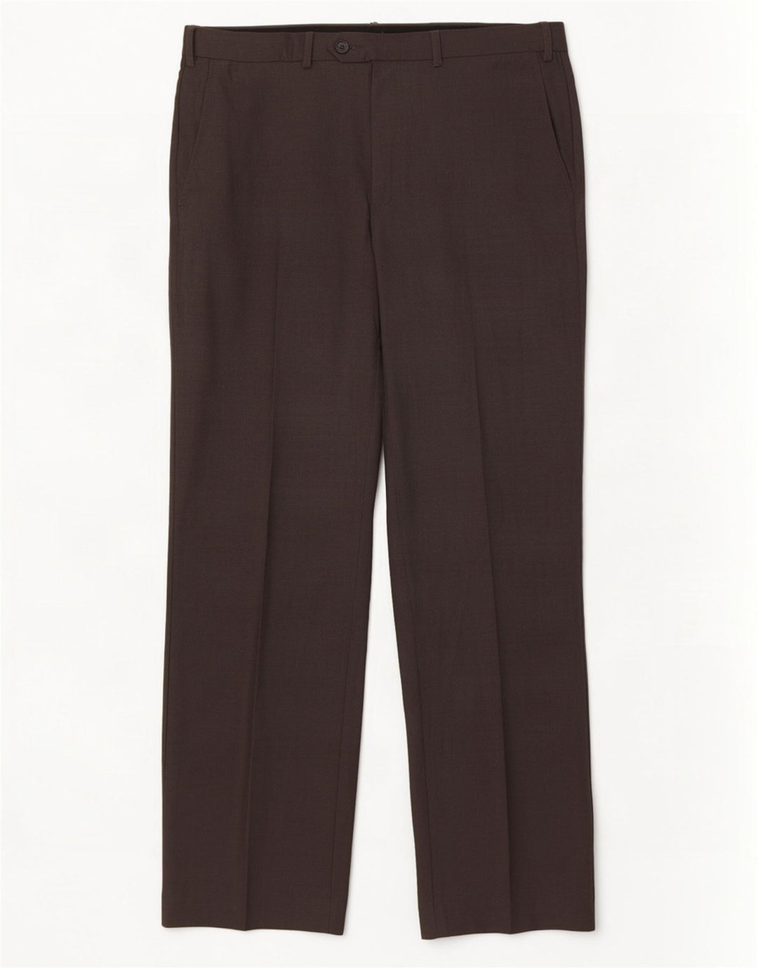 Pantaloni da abito dritti da uomo Marks & Spencer W36 L31 lana grigia