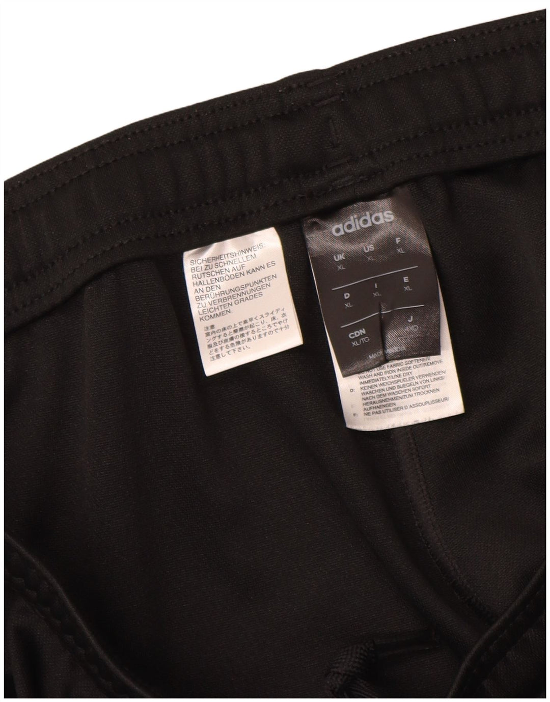 Pantaloni da tuta Adidas Climalite da uomo XL poliestere nero