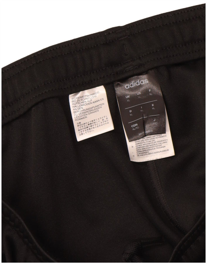 Pantaloni da tuta Adidas Climalite da uomo XL poliestere nero