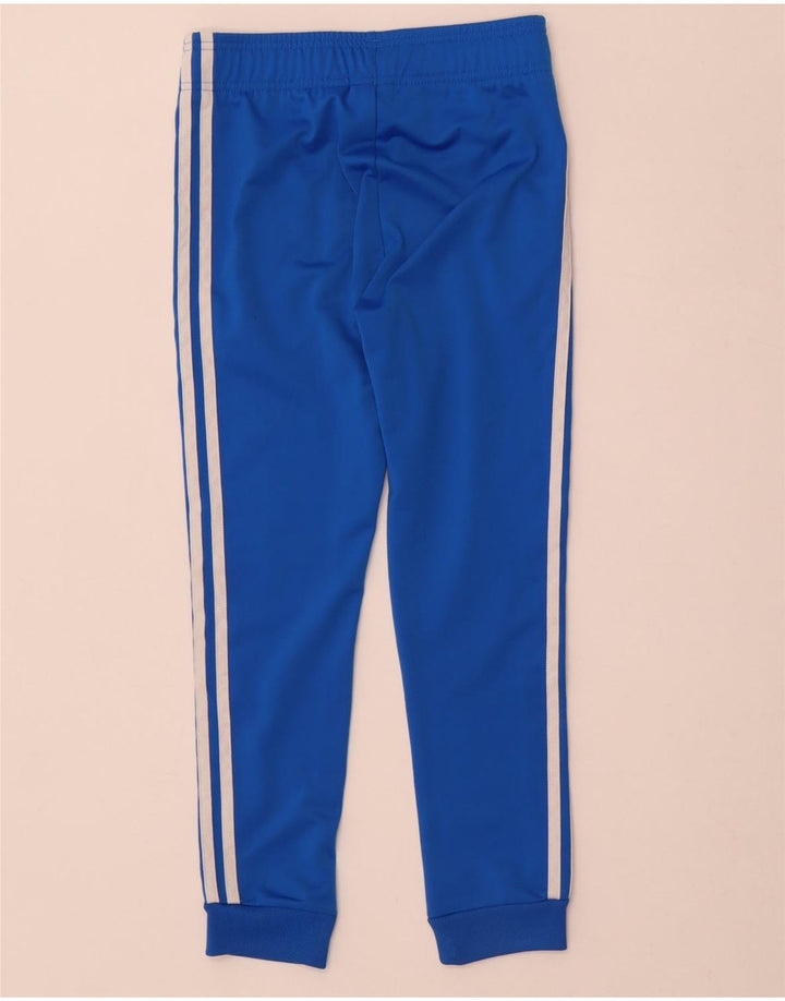 Pantaloni della tuta da ragazzo Adidas Joggers 9-10 anni in poliestere blu