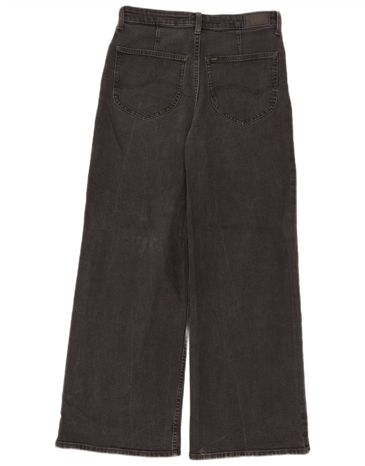 Jeans svasati a vita alta da donna Lee W30 L28 cotone nero
