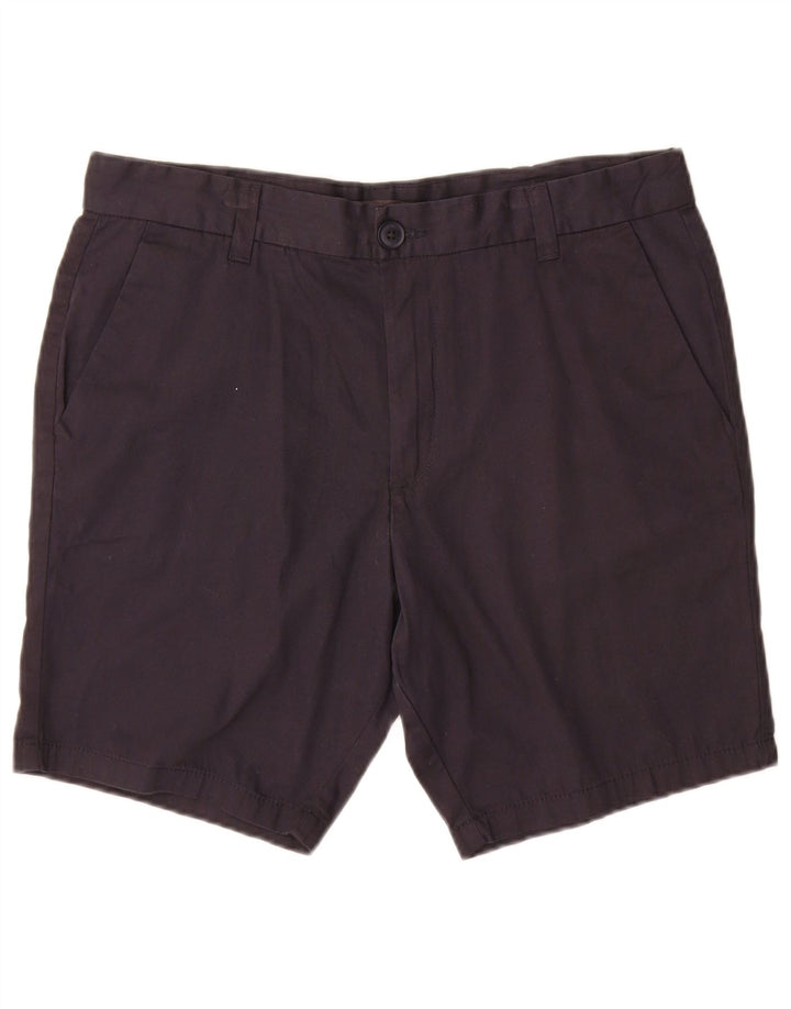 FRENCH CONNECTION Pantaloncini chino da uomo grandi W34 cotone blu navy