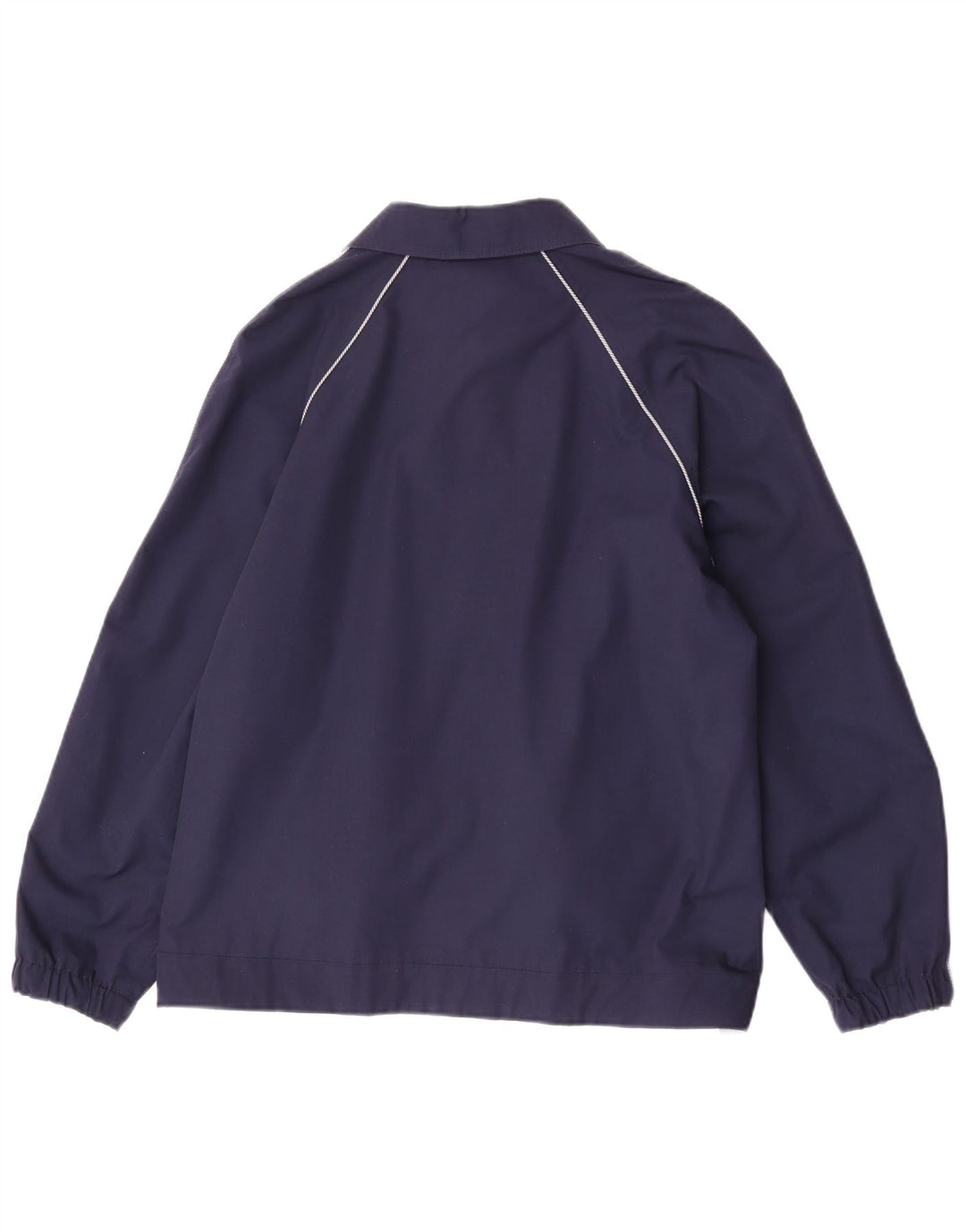 Giubbotto bomber reversibile vintage da donna EU 38 medio in poliestere blu navy