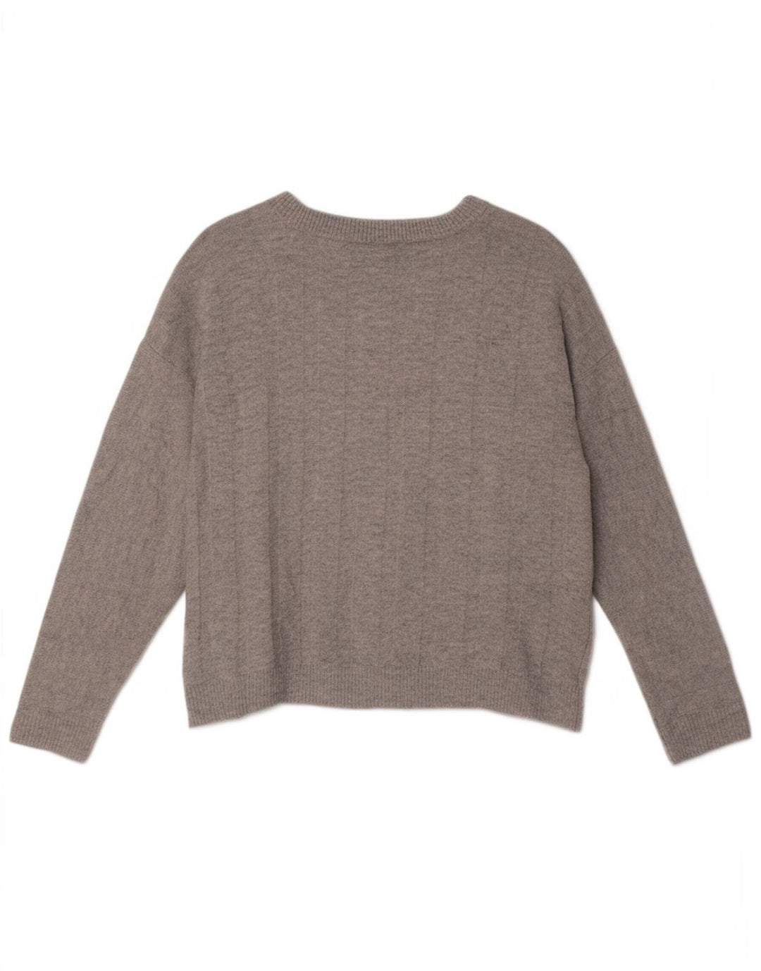 Maglione maglione oversize con scollo a barca da donna Marks & Spencer UK 10 piccolo grigio