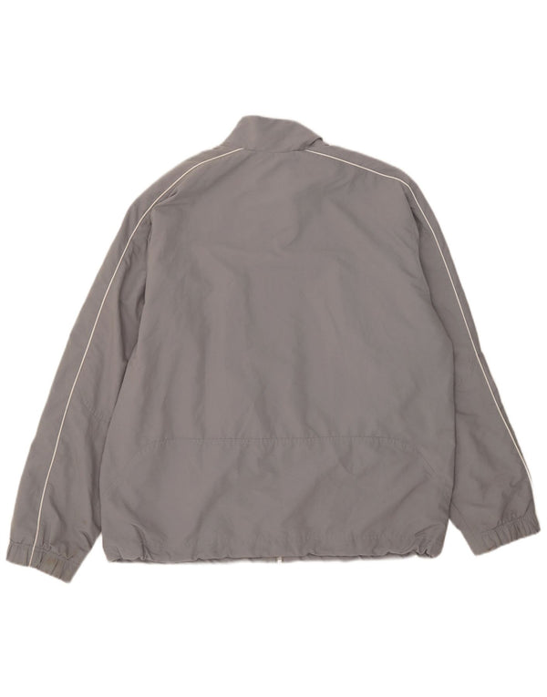 Giacca da tuta da uomo Nike UK 41/43 Large Grigio Colourblock Poliestere