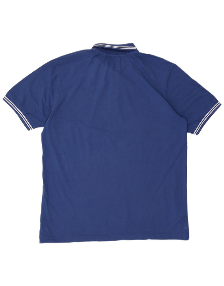 Polo Kappa Uomo 2XL Cotone Rigato Blu