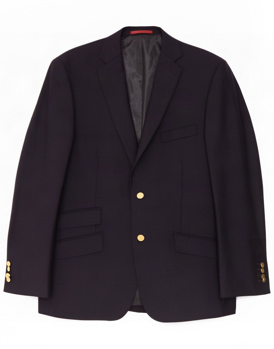 Marks & Spencer Giacca blazer a 2 bottoni da uomo UK 42 Large Blu Navy Lana