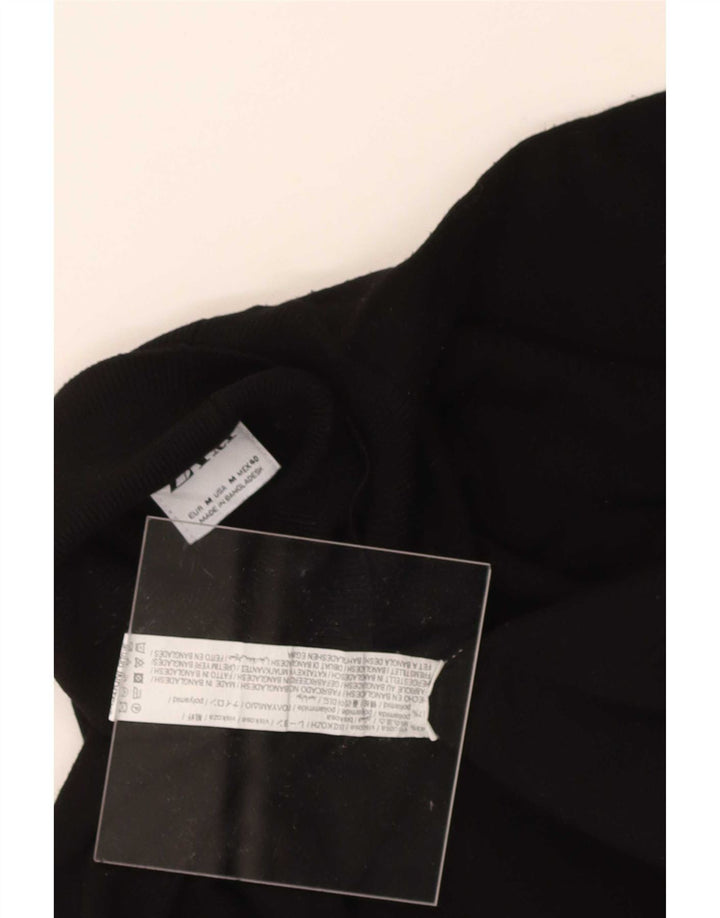 Maglione Zara da uomo con collo alto e viscosa nera media
