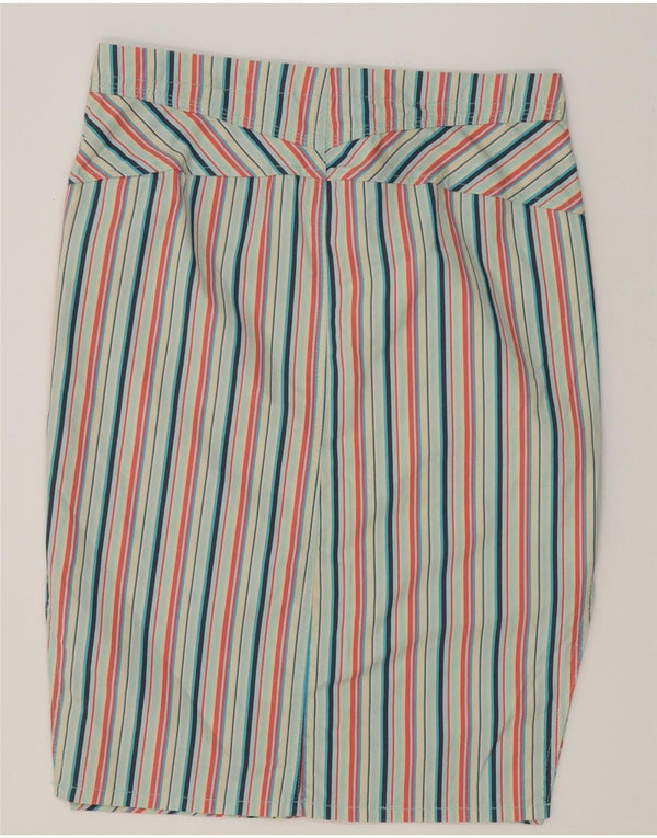 Gonna longuette da donna Diesel W28 L24 in cotone a righe multicolore