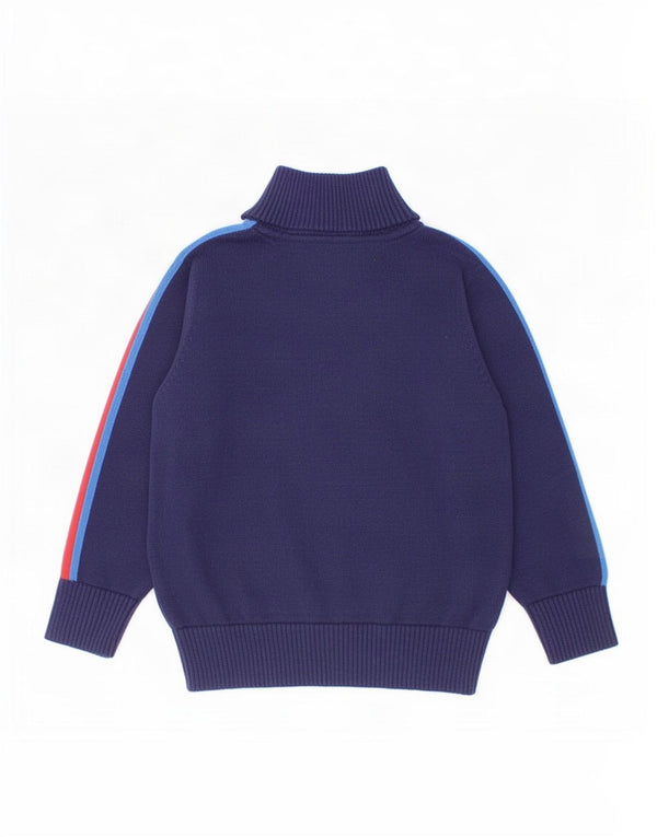 Maglione Joules per neonato con zip e collo, 18-24 mesi, colore blu navy