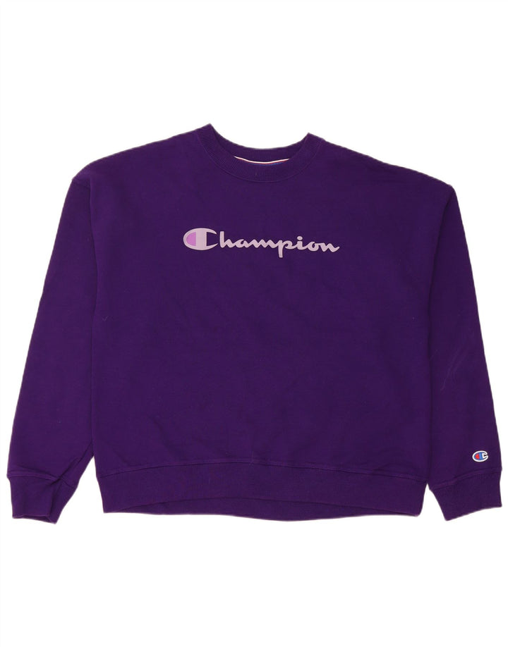 Felpa da donna Champion UK 14 cotone viola medio