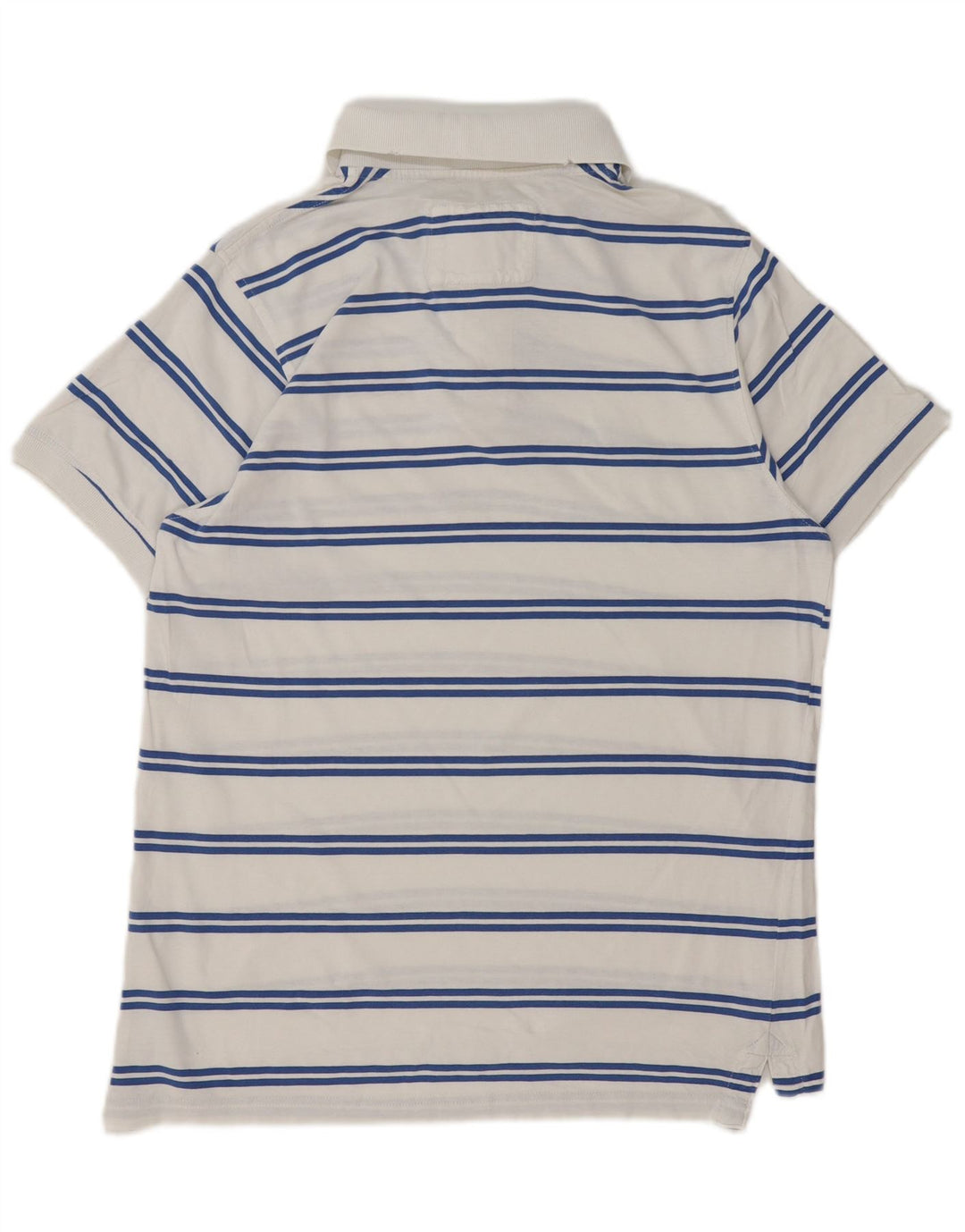 Polo da uomo Richfield XL in cotone a righe bianche