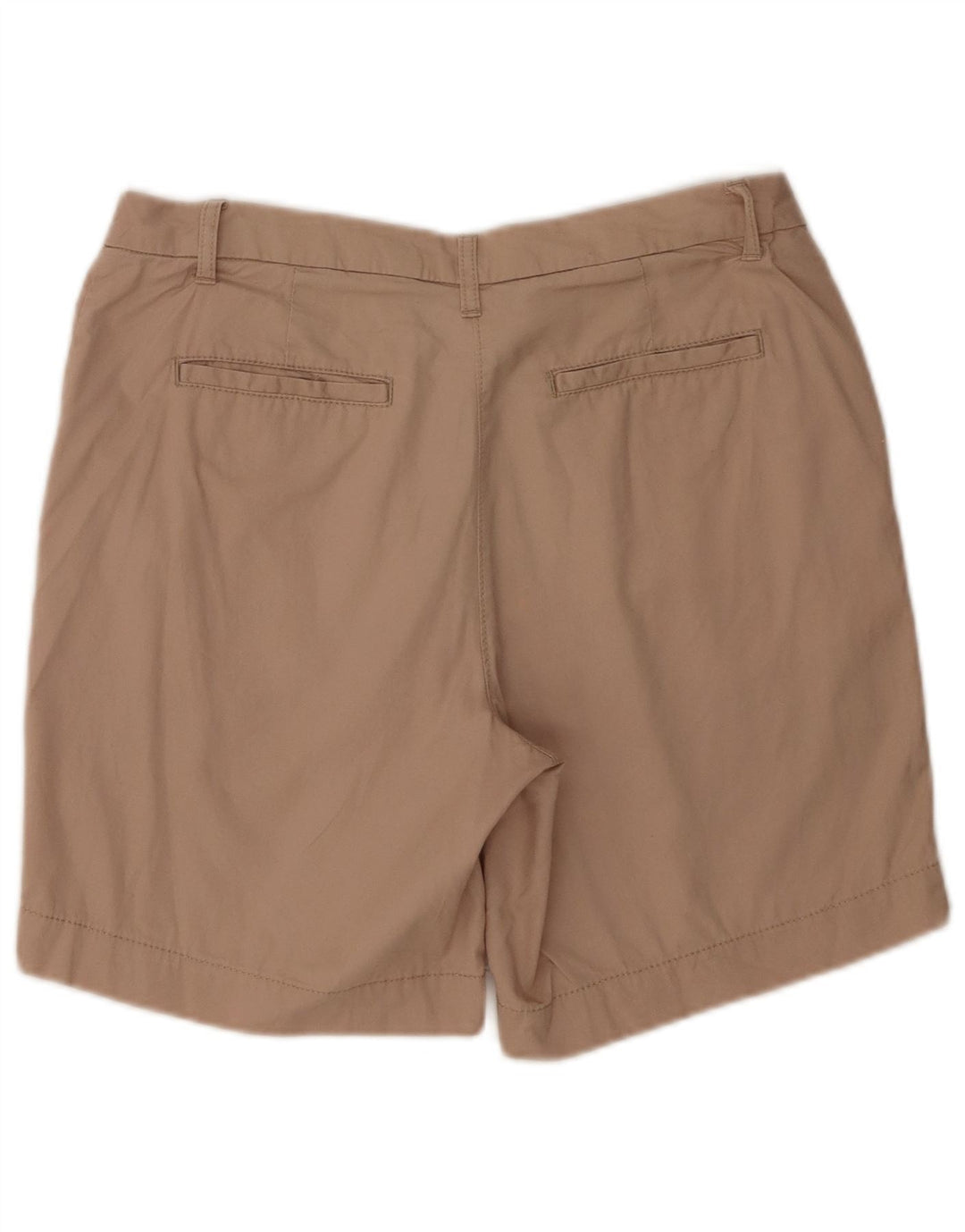 Pantaloncini chino da donna Marks & Spencer UK 12 medi W32 cotone beige