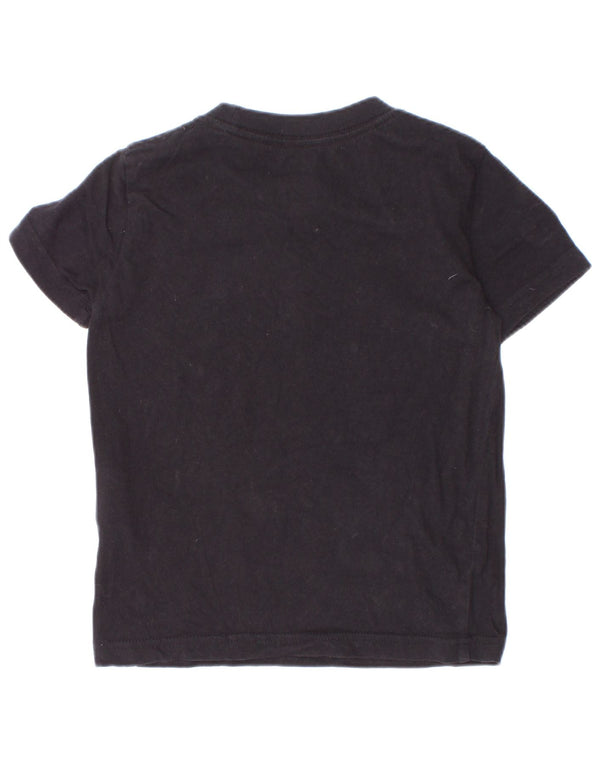 T-shirt grafica per ragazzi Levi's Top 3-4 anni in cotone nero