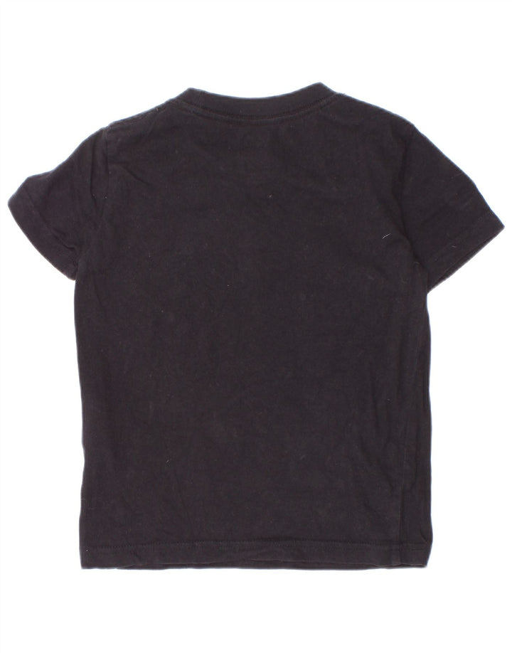T-shirt grafica per ragazzi Levi's Top 3-4 anni in cotone nero
