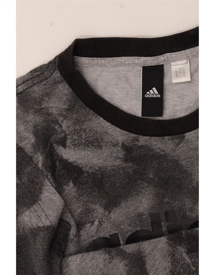T-shirt grafica da uomo ADIDAS Top Small grigia Tie Dye