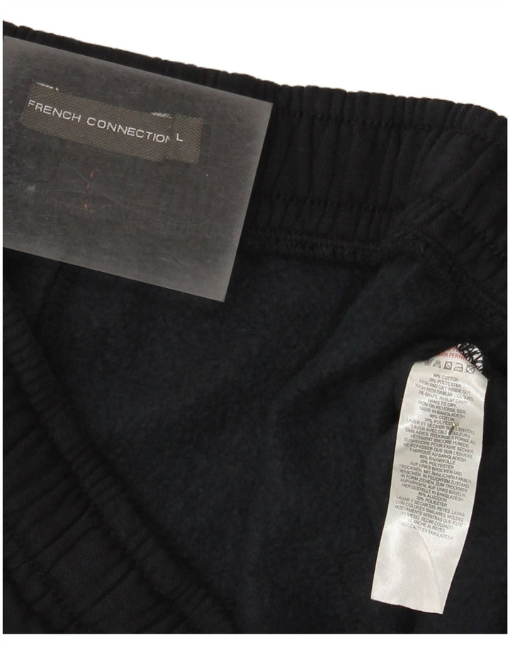 Pantaloncini sportivi da uomo French Connection grandi in cotone nero