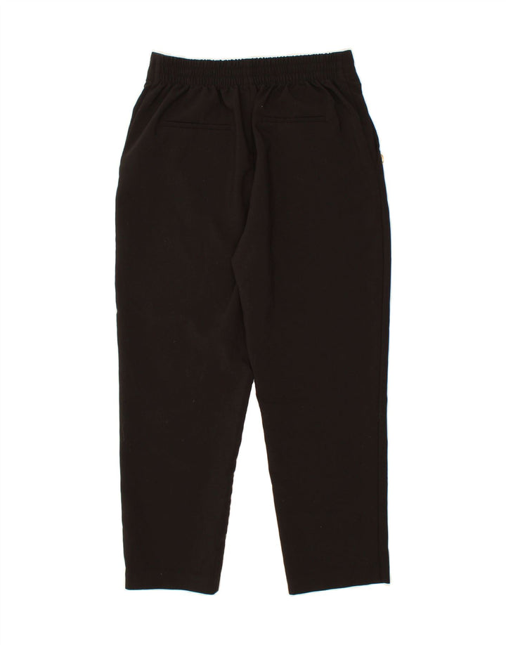 ZARA Womens Tapered Chino Trousers Large W34 L26 Black Polyester Vintage Zara and Second-Hand Zara from Messina Hembry 