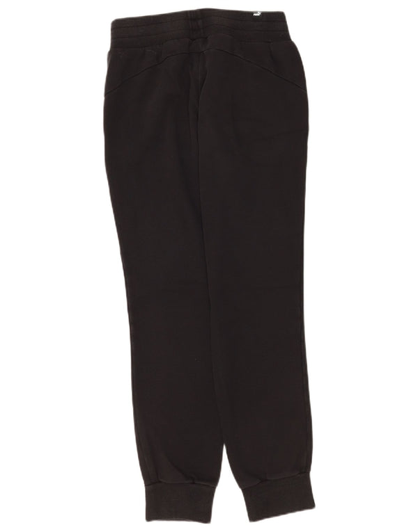 Pantaloni da tuta da donna Puma Joggers UK 8 Small Black Cotton