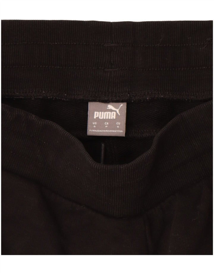 Pantaloncini sportivi da donna Puma UK 8 piccoli in cotone nero