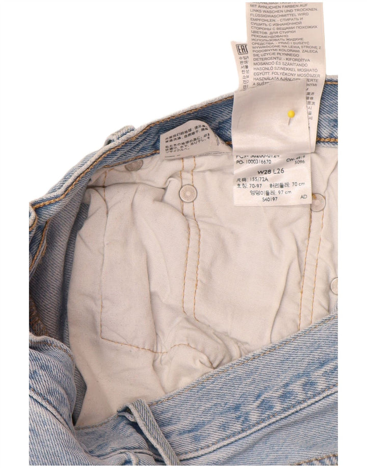 LEVI'S Jeans dritti da uomo 501 W28 L26 cotone blu