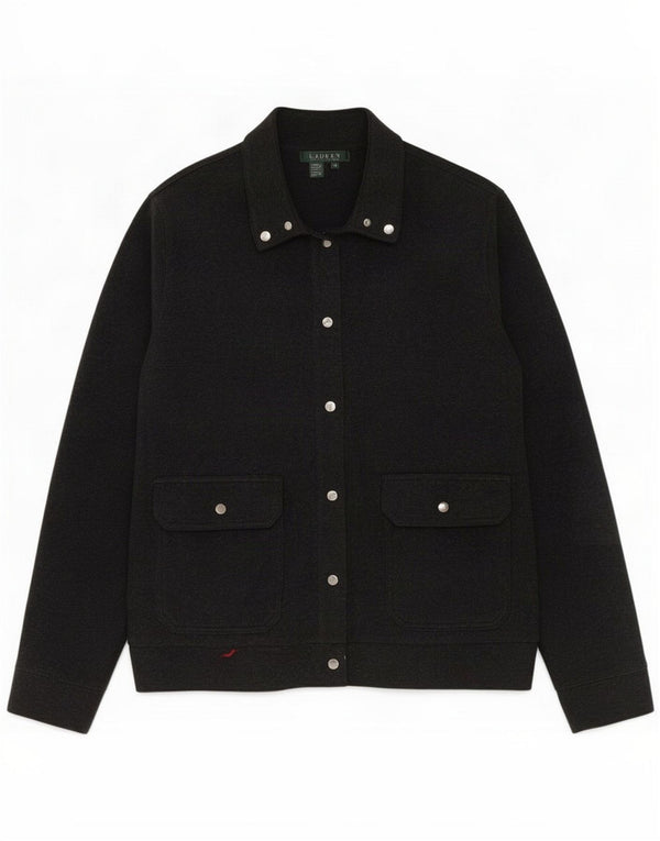 Giubbotto bomber da donna Ralph Lauren UK 14 cotone grigio medio