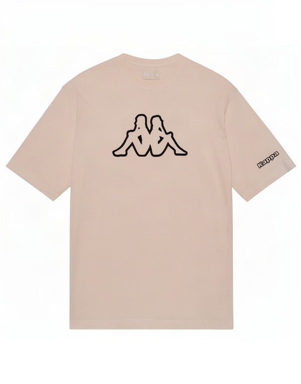 T-shirt grafica da uomo Kappa Top 2XL cotone bianco