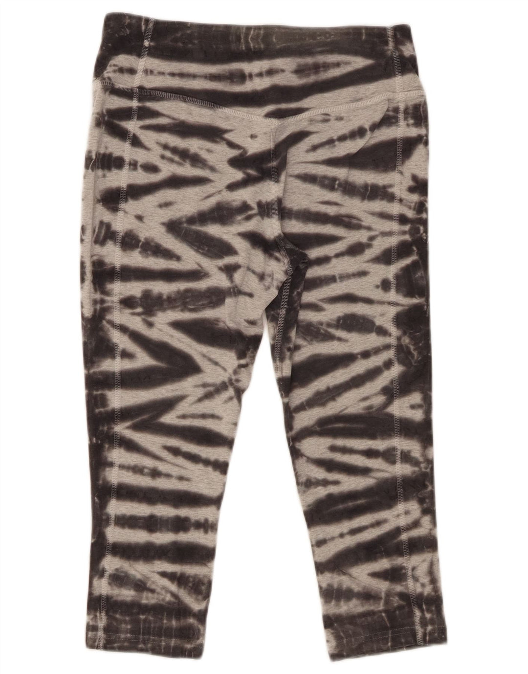 Leggings Capri da donna Nike UK 14 cotone tie dye grigio medio