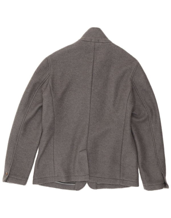Giacca blazer da uomo a 5 bottoni Sun68 UK 42 XL lana grigia