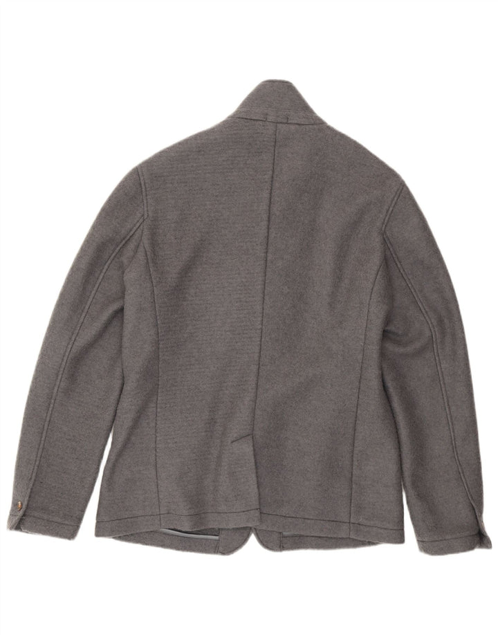 Giacca blazer da uomo a 5 bottoni Sun68 UK 42 XL lana grigia