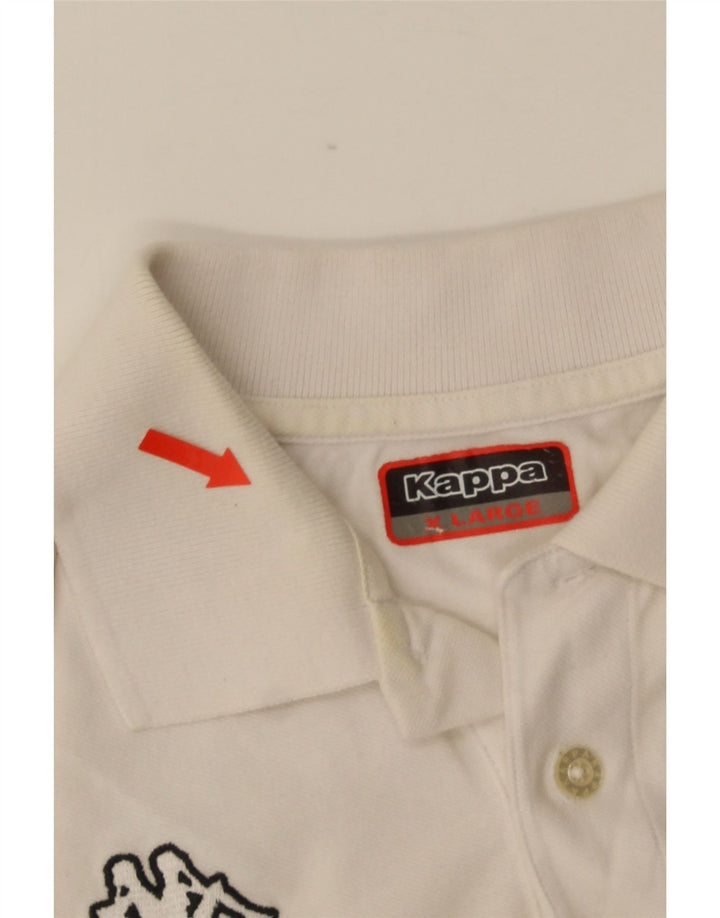 Polo Kappa Uomo XL Cotone Bianco