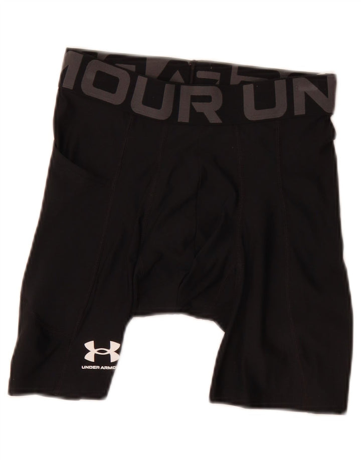 Pantaloncini sportivi grafici da ciclismo da uomo Under Armour piccoli in poliestere nero